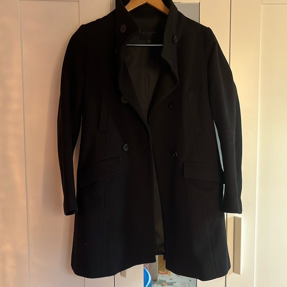 Uniqlo XS wool blend coat